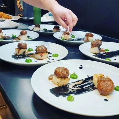 Chef Vincenzo N's 5 Courses Fine Dining Tasting Menu plus canapes and cheese board menu image