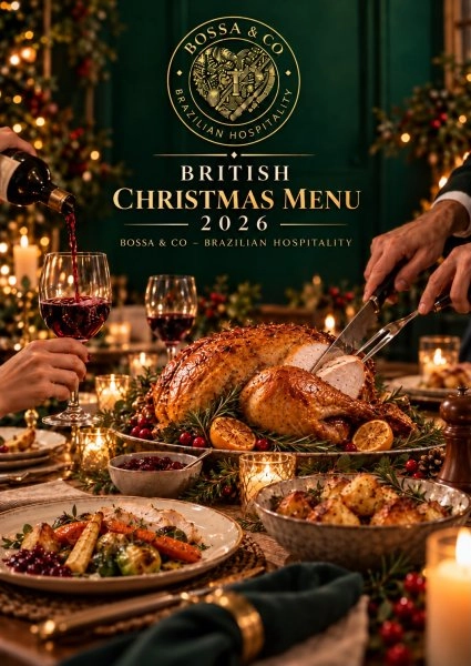 Chef Selma A's British Christmas Menu 2026  – Brazilian Hospitality menu image