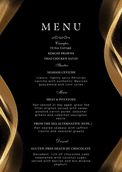 Chef Gregory S's Around The World In 80Minutes menu image
