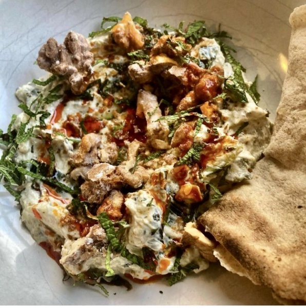 Chef Nick J's Levantine menu for sharing menu image