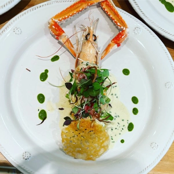 Chef Michael B's The great taste of British sea and fantastic cute of meat menu image