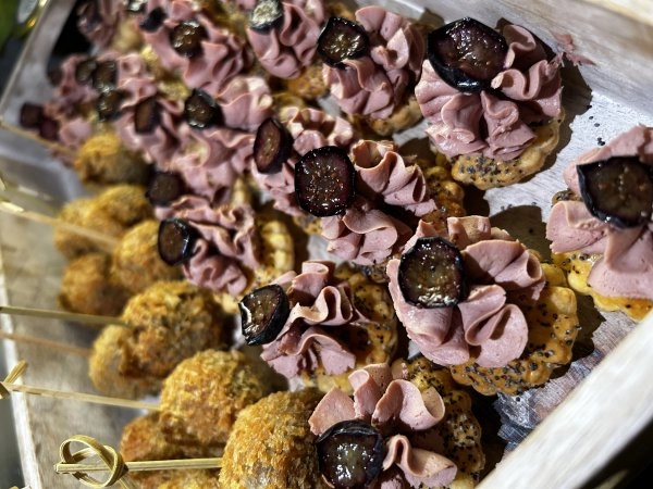 Chef Adam's Canapé party menu please select 8 items menu image