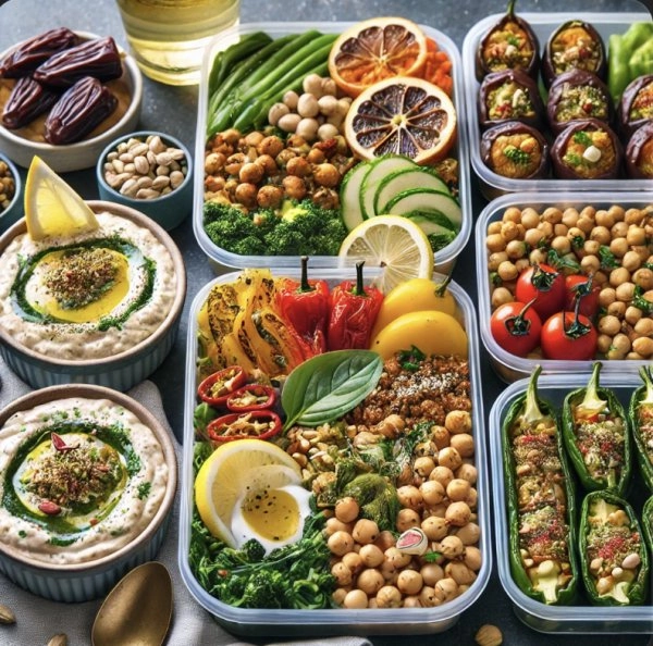 Chef Hind B's Low Carb High Protein Menu (3 meals for 5 days ) menu image