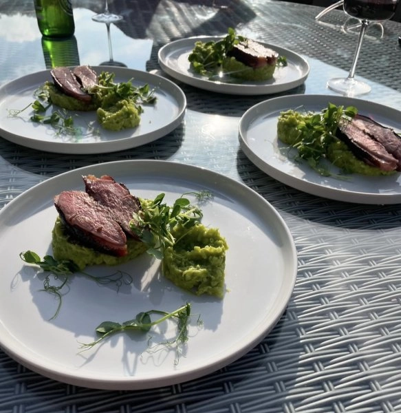 Chef Brad D's Fine dining menu image