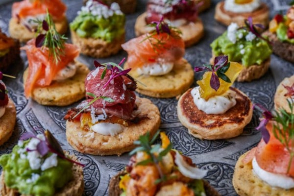 Chef Usman m's Nothing's Better than Canapes at Brunch menu image