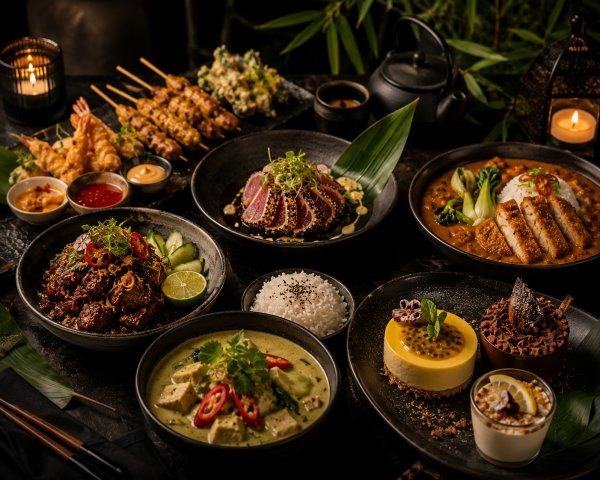Chef Adrian B's East Meets West menu image