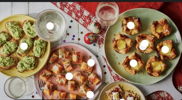 Chef Willis S's Canapé selection menu image