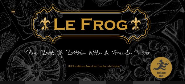 Chef Le Frog P's Chez Vous menu image