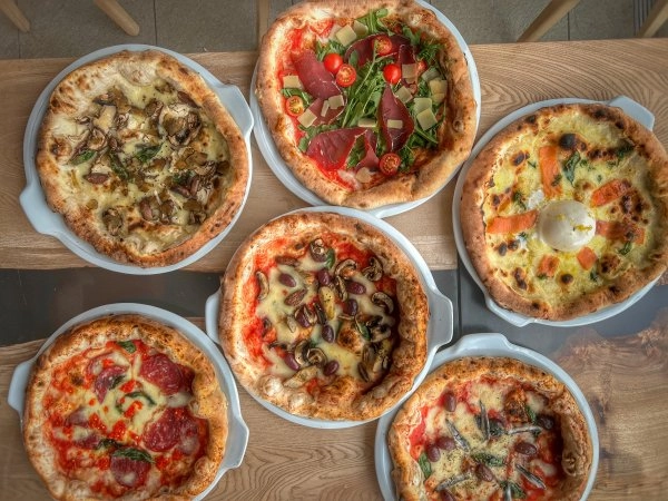 Chef Marco's Pizza Exeprience with mobile indoor gas oven menu image