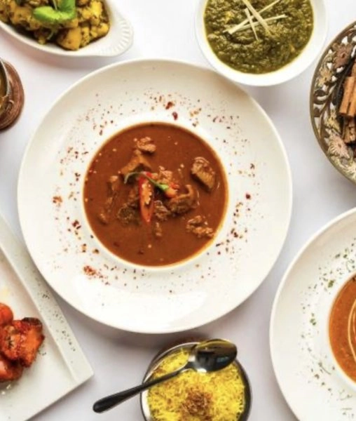 Chef Richard B's Indian dinner menu menu image