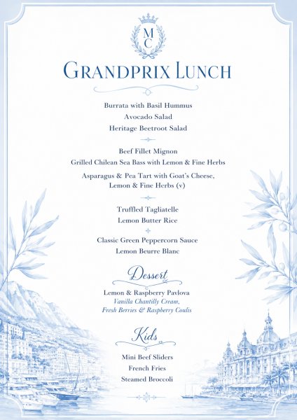 Chef Jessica A's Luxury feast menu image