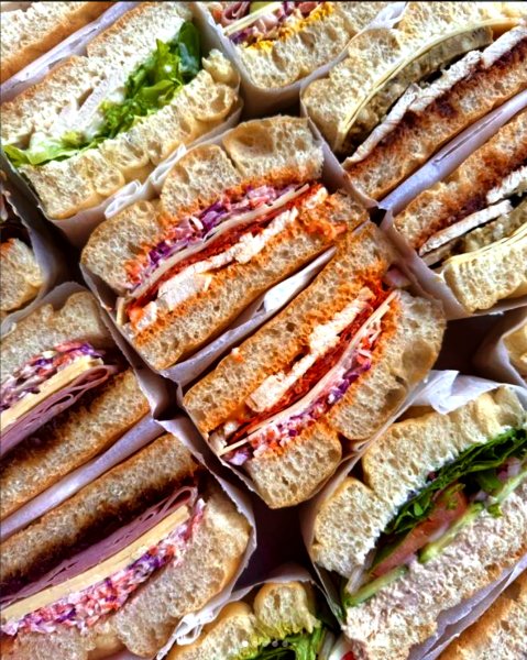 Chef Alexander David K's 🥪 Freshly Made Party Sandwich Spread w/ Sausage Rolls and Sides menu image