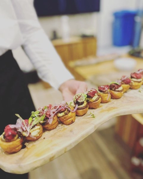 Chef Christopher H's Canapé Menu menu image