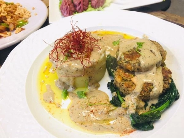 Chef Eve F's "East Meets West" Plant-Based Fine Dining menu image