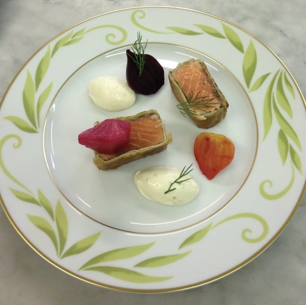 Chef Richard B's Spring 3 course plated dinner menu menu image