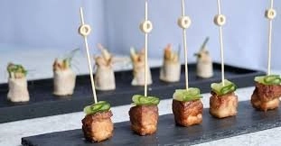 Chef Fely O's Canapes  drinks  Work event menu image