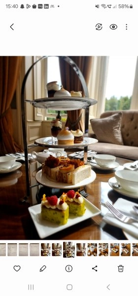 Chef Andrew T's 5 star afternoon tea experience menu image
