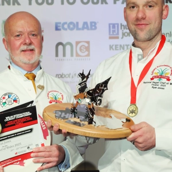 Chef Ryan thomas J's Vegan chef of the Year winning Menu menu image