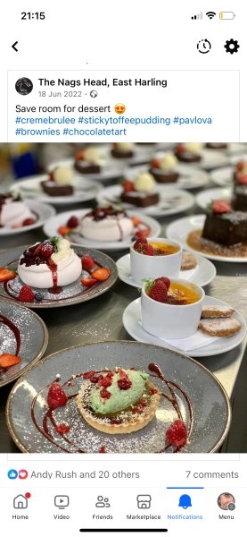 Chef Becky M's Three Course- Traditional menu image