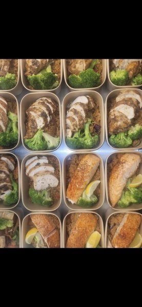 Chef Natalie E's Meal prep menu image