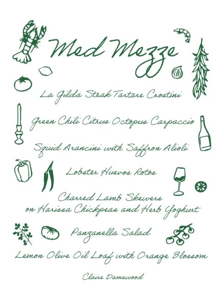 Chef Claire D's Mediterranean Mezze menu image