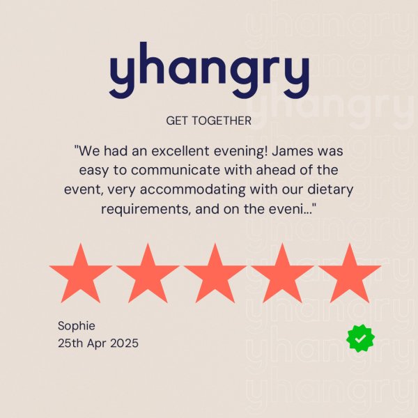 Chef James L's New Years Eve 2026 menu image