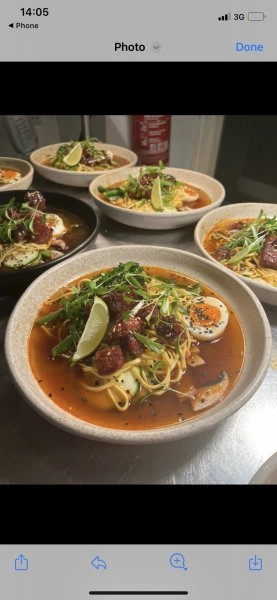Chef Jake S's Asian menu image