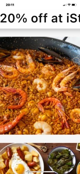 Chef Ian R's Spanish tapas menu image